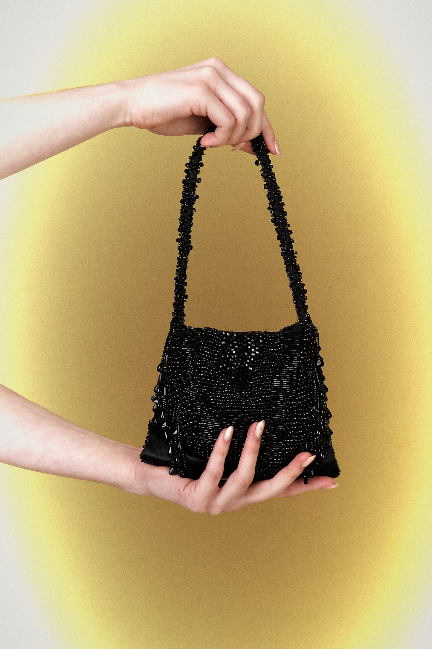 Black beaded bag II