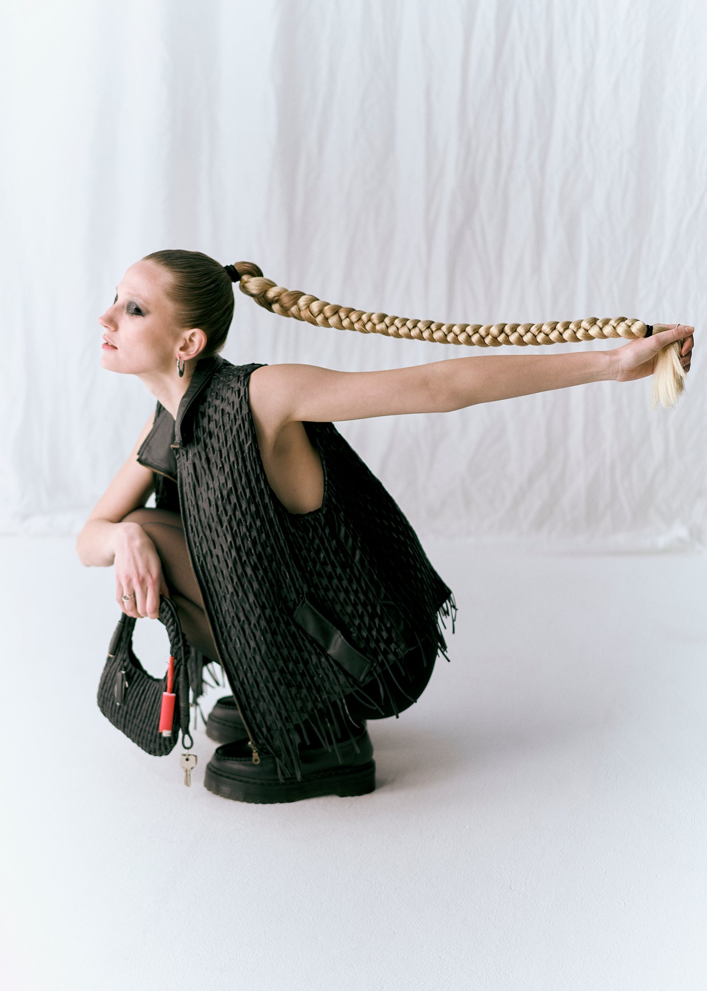 Black cable bag